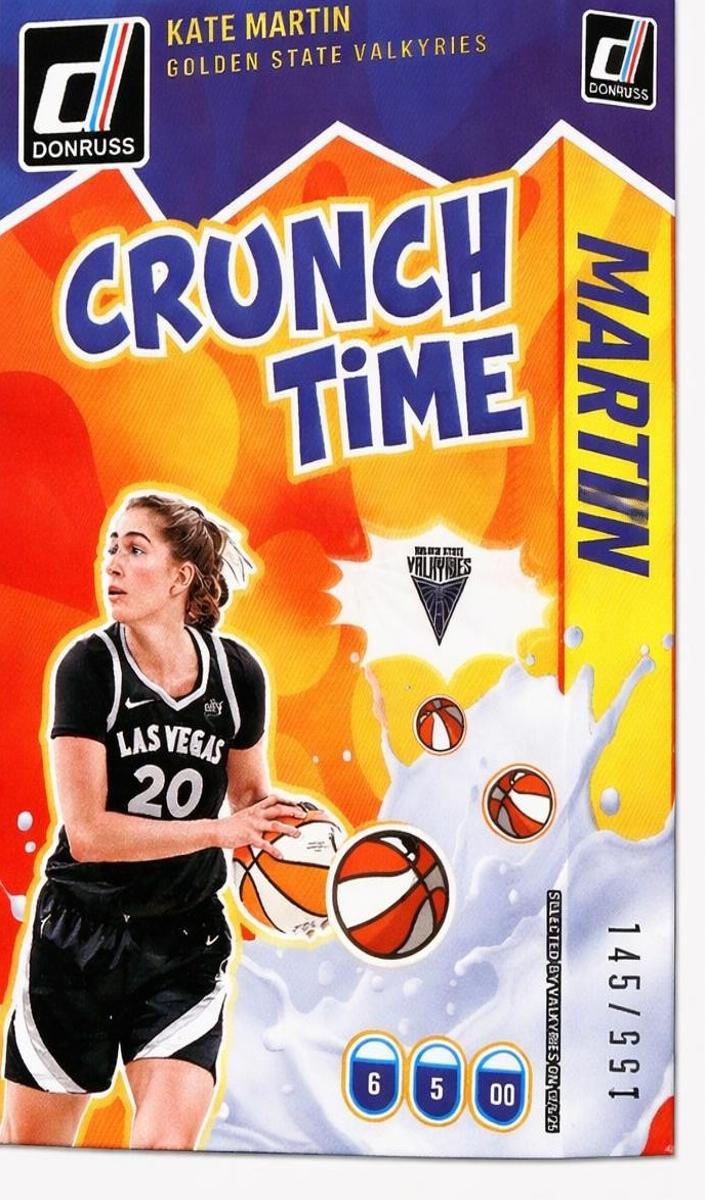2025 Panini Donruss WNBA Basketball Orange Laser Kate Martin #11