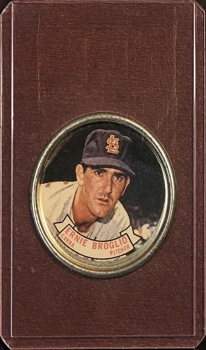 1964 Topps Coins Baseball Ernie Broglio #95 PSA 9
