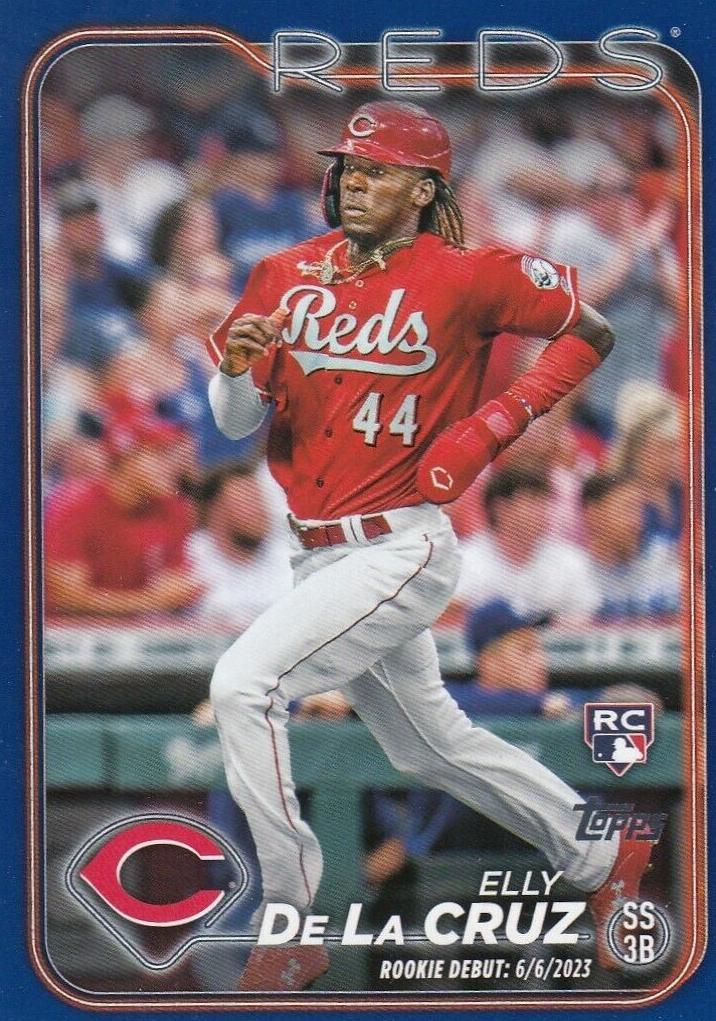 2024 Topps Update Baseball Royal Blue Elly De La Cruz #US350