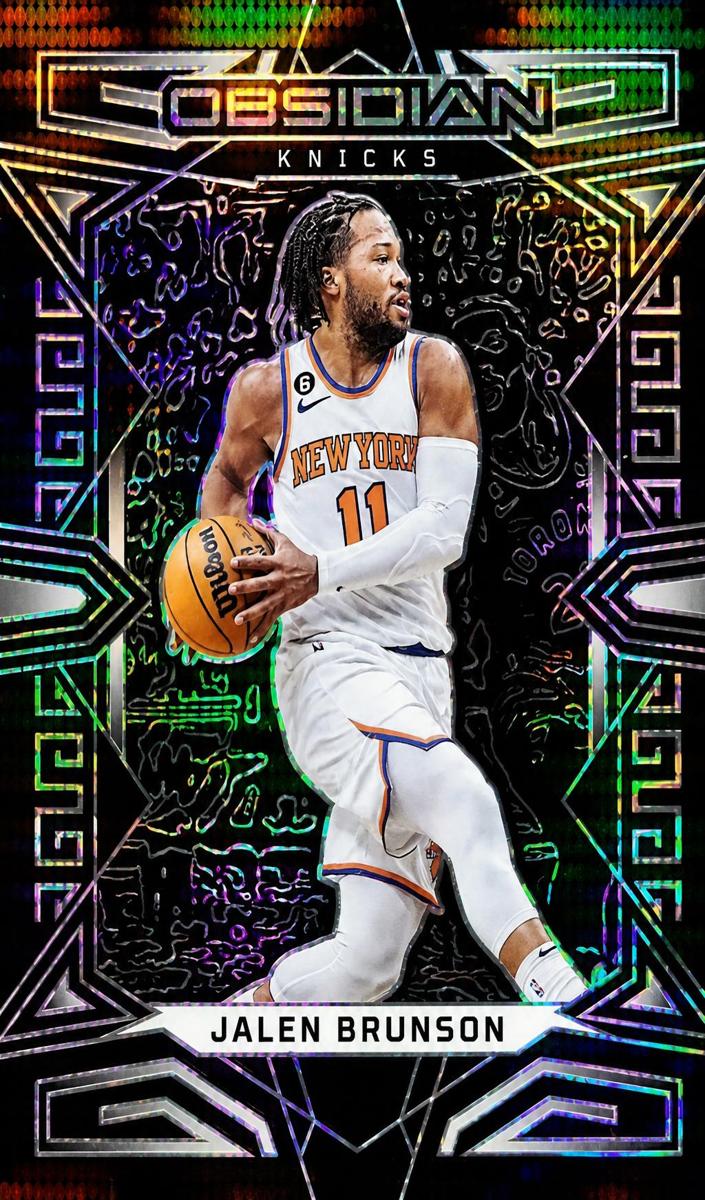 2022 Panini Obsidian Basketball Jalen Brunson #125