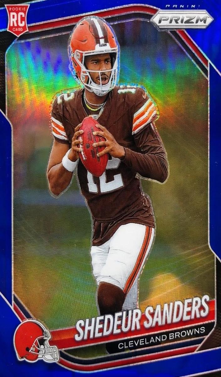 2025 Panini Prizm Football Blue Shedeur Sanders #302