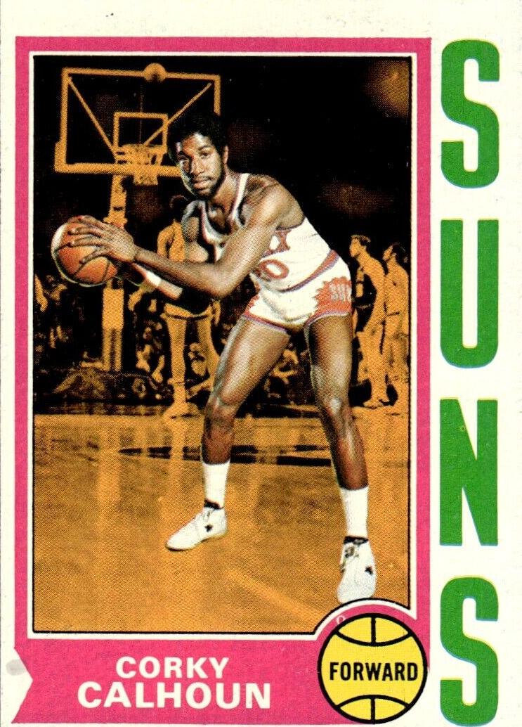 1974 Topps Basketball Corky Calhoun #107 PSA 8