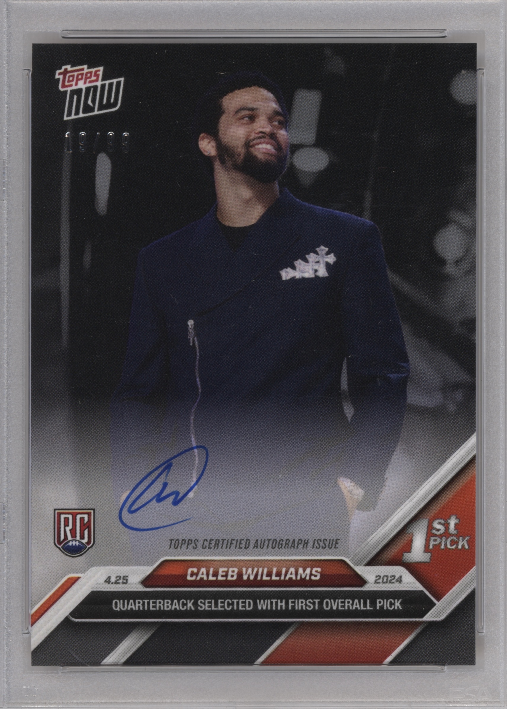 2024 Topps Now Football Full Color Caleb Williams #D-1A