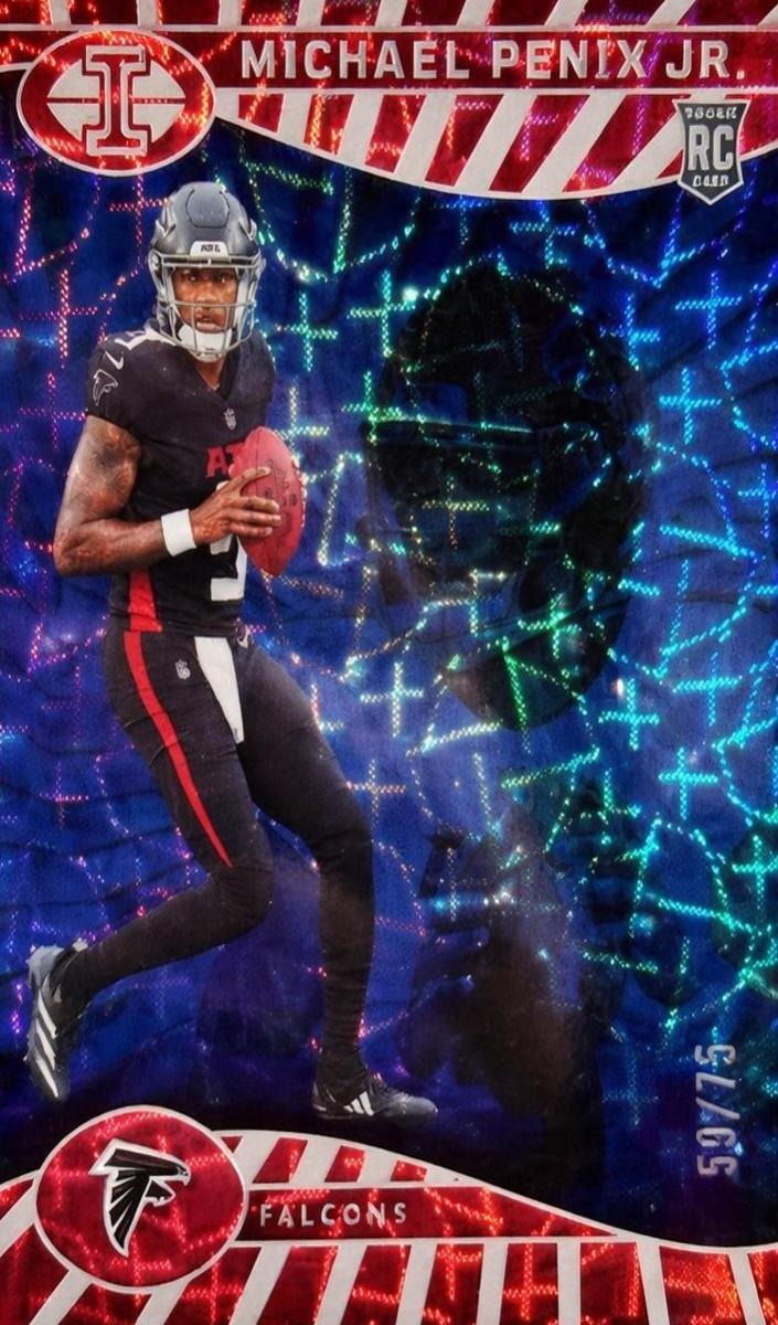 2024 Panini Illusions Football Sapphire Trophy Collection Michael Penix Jr. #4