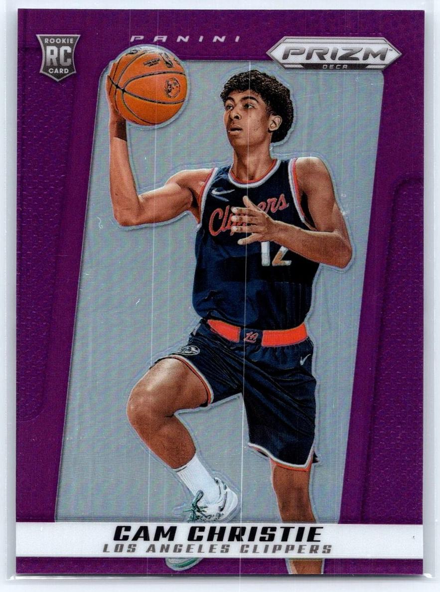 2024 Panini Prizm Deca Basketball Purple Cam Christie #78