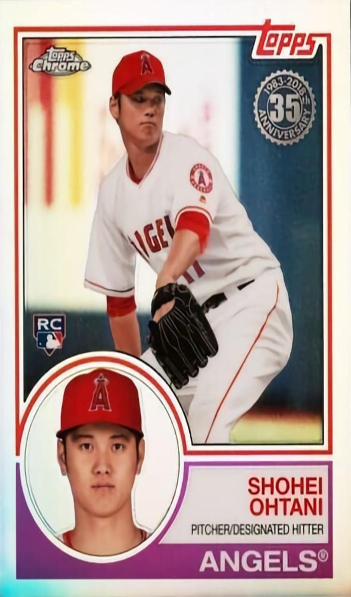 2018 Topps Chrome Baseball Shohei Ohtani #83T-6