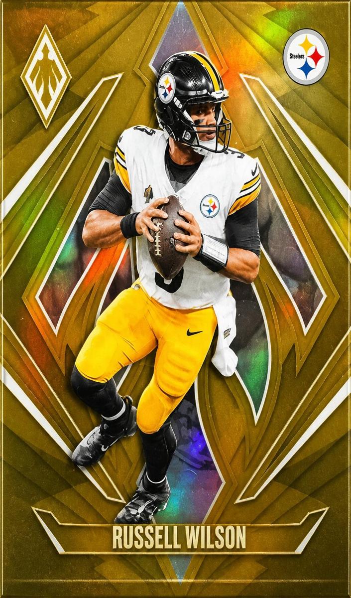 2024 Panini Phoenix Football Gold Russell Wilson #126