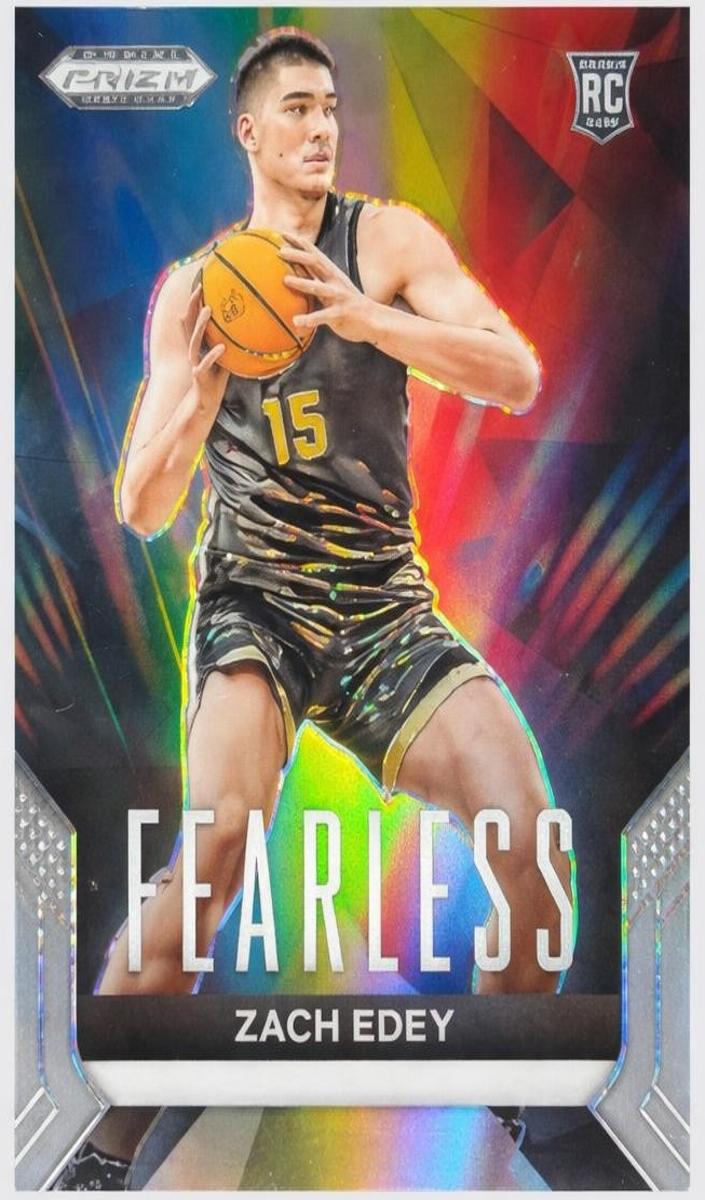 2024 Panini Prizm Draft Picks Basketball Silver Zach Edey #6 PSA 10