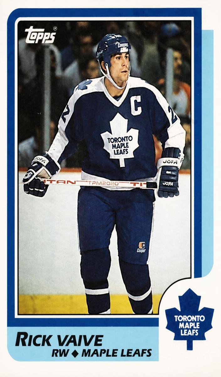 1986 Topps Hockey Rick Vaive #191