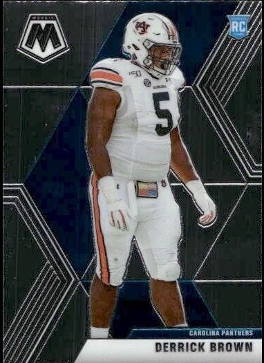 2020 Panini Mosaic Football Derrick Brown #244 PSA 10
