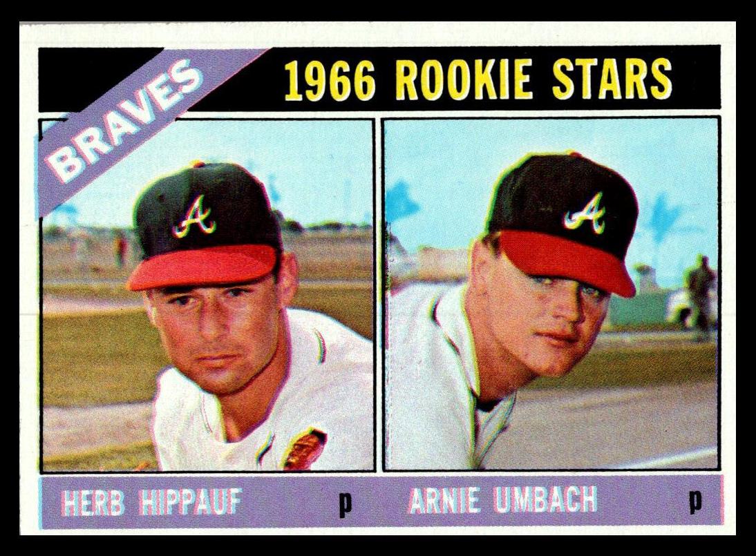 1966 Topps Baseball Braves Rookies #518