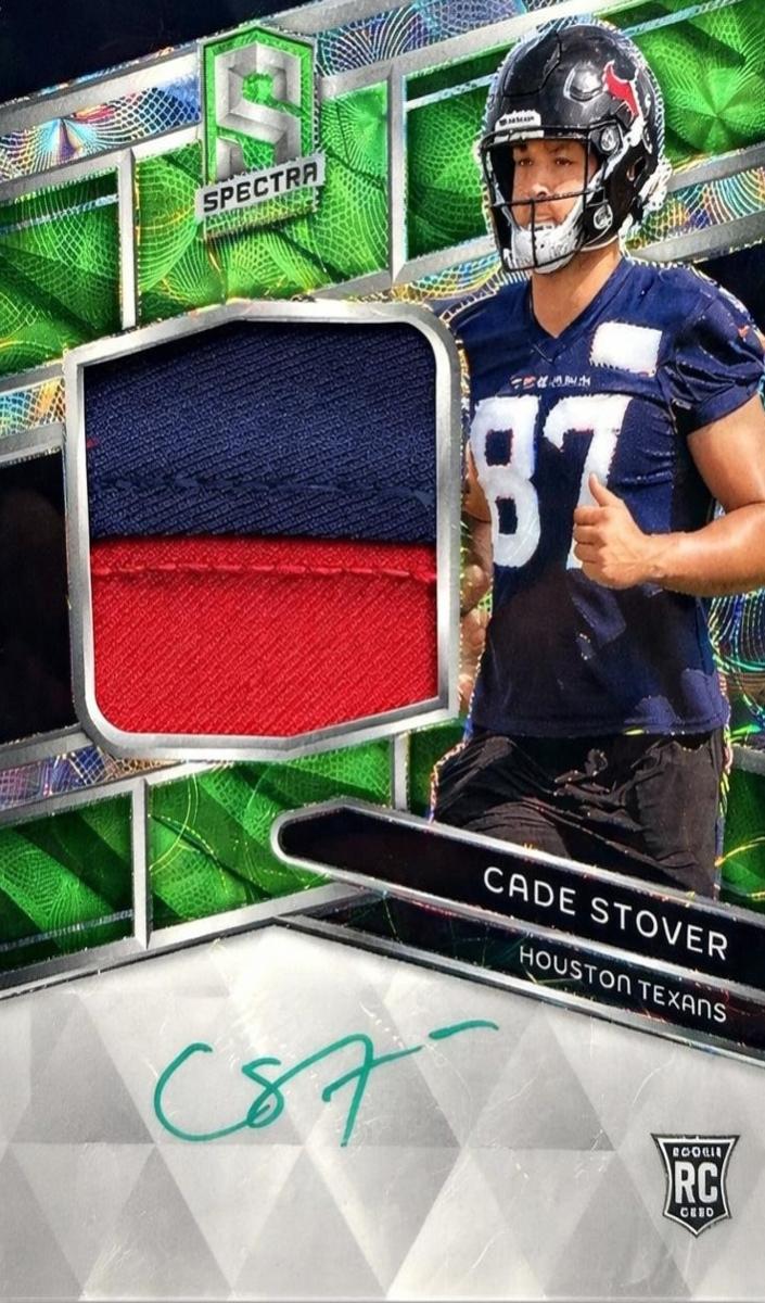 2024 Panini Spectra Football Neon Green Cade Stover #230