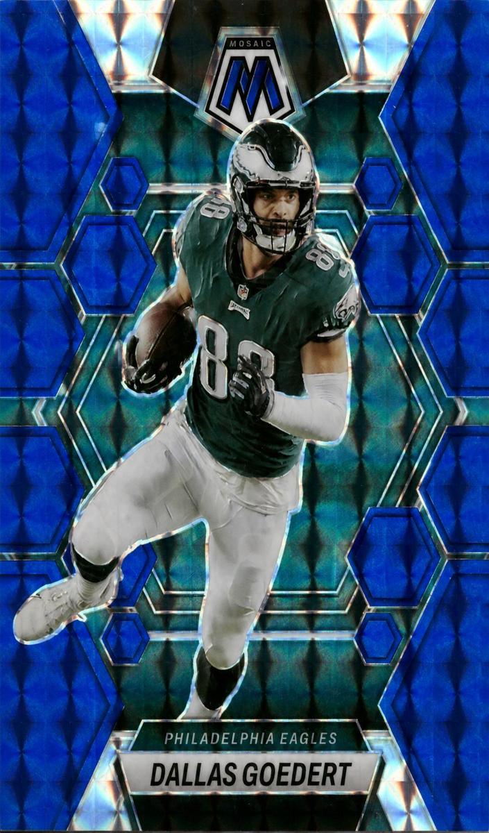 2023 Panini Mosaic Football Blue Dallas Goedert #195