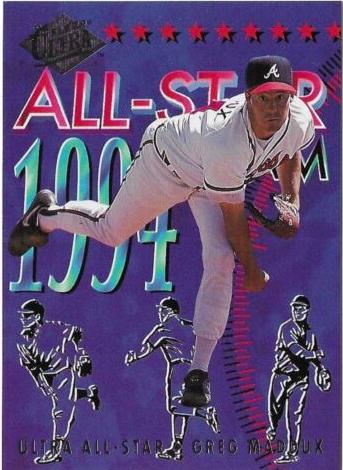 1994 Fleer Ultra Baseball Greg Maddux #20