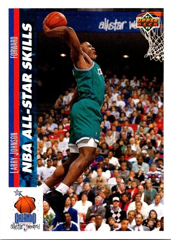 1991 Upper Deck Basketball All-Star Larry Johnson #480 PSA 10