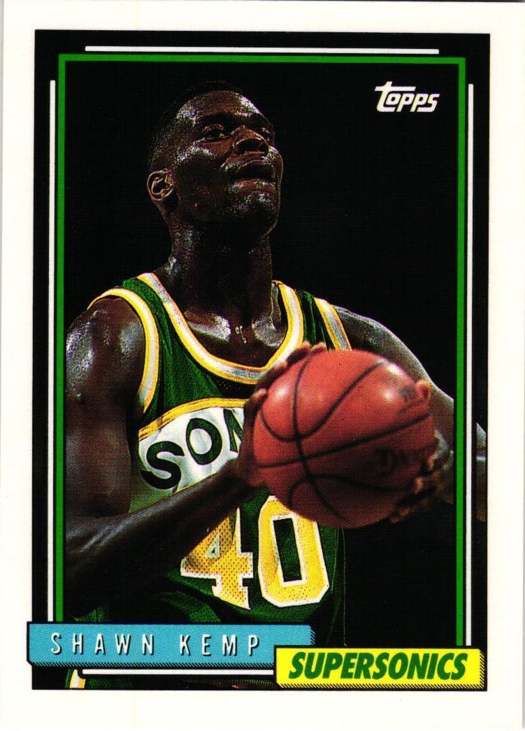 1992 Topps Basketball Shawn Kemp #267 PSA 9