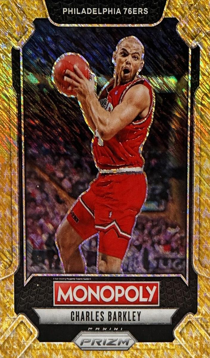 2024 Panini Prizm Monopoly Basketball Gold Millionaire Shimmer Charles Barkley #LEG6