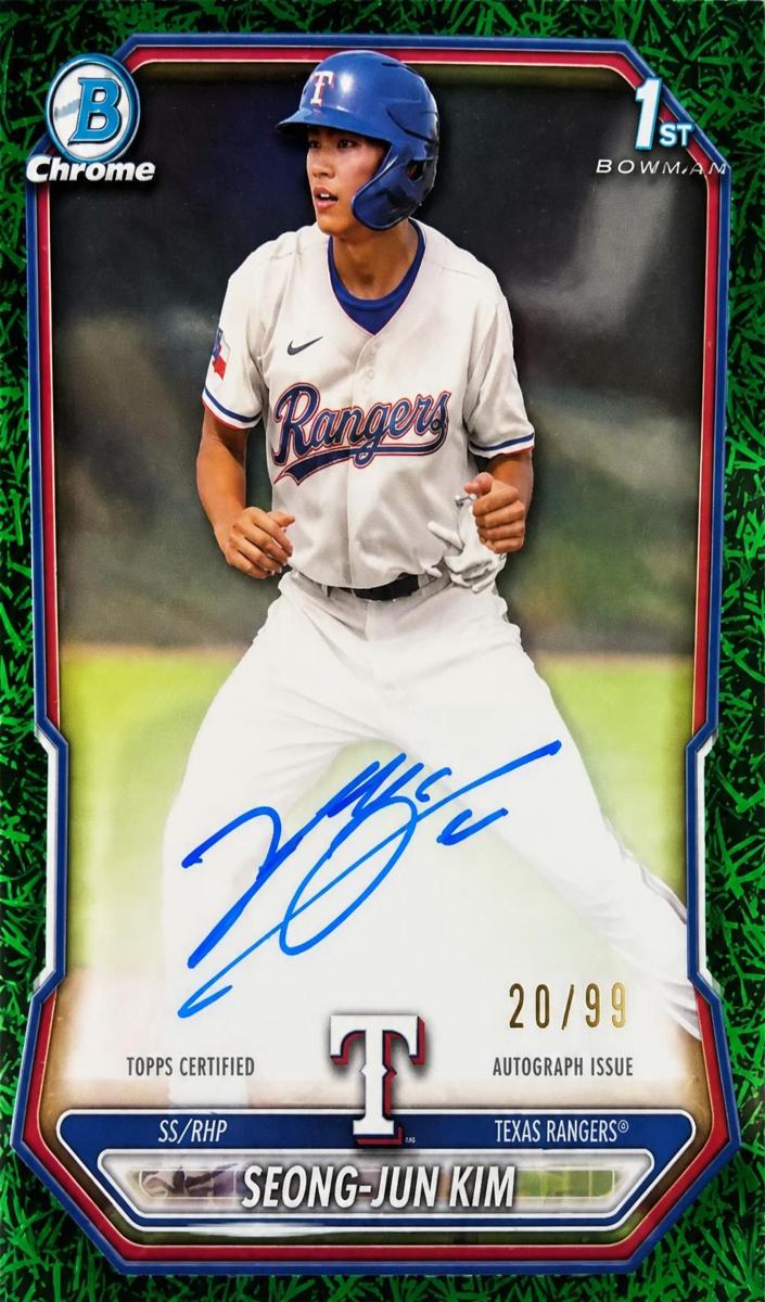 2026 Bowman Baseball Green Grass Refractor Seong-Jun Kim #CPA-SK