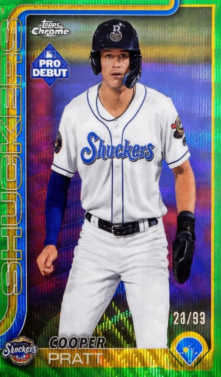 2025 Topps Pro Debut Baseball Green Wave Refractor Cooper Pratt #PDC-5