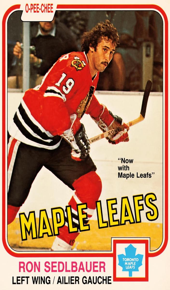 1981 O-Pee-Chee Hockey Ron Sedlbauer #324 PSA 8.5