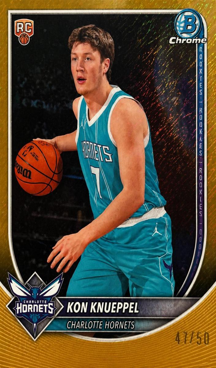2025 Bowman Basketball Gold Shimmer Refractor Kon Knueppel #BCV-4