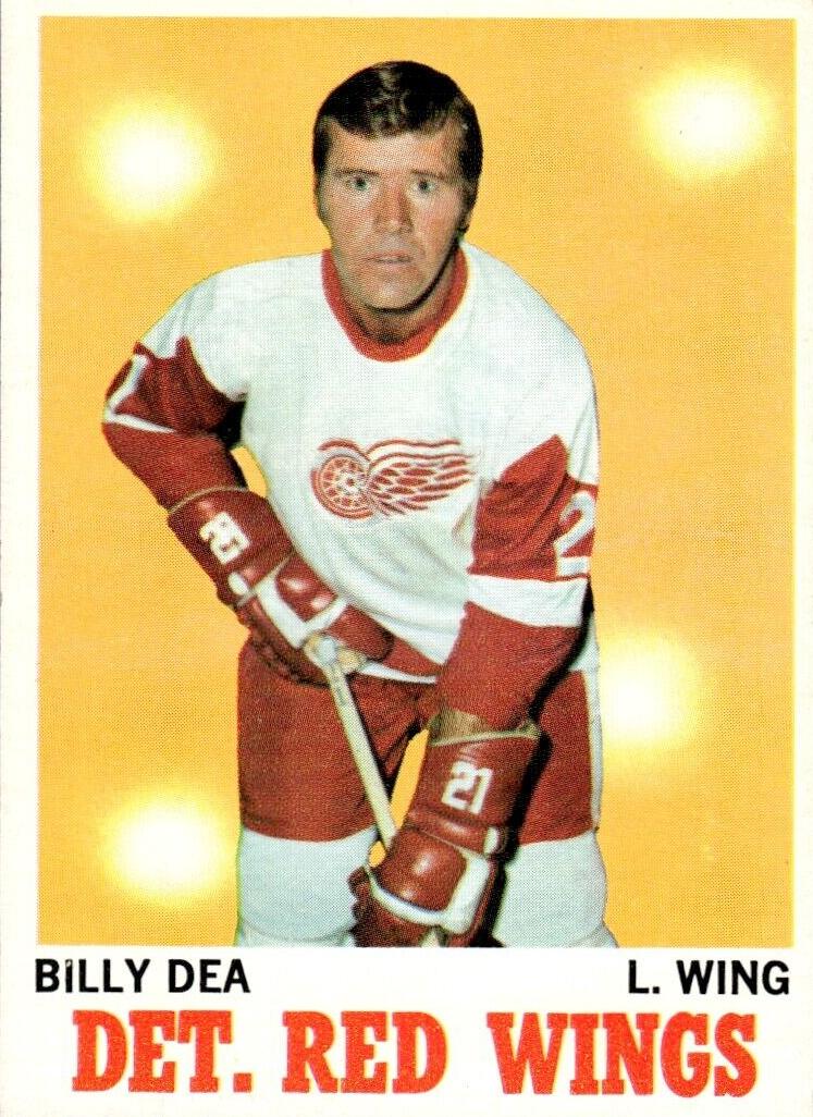 1970 O-Pee-Chee Hockey Billy Dea #30 PSA 8