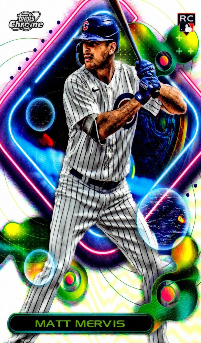 2023 Topps Cosmic Chrome Baseball Refractor Matt Mervis #145 PSA 10