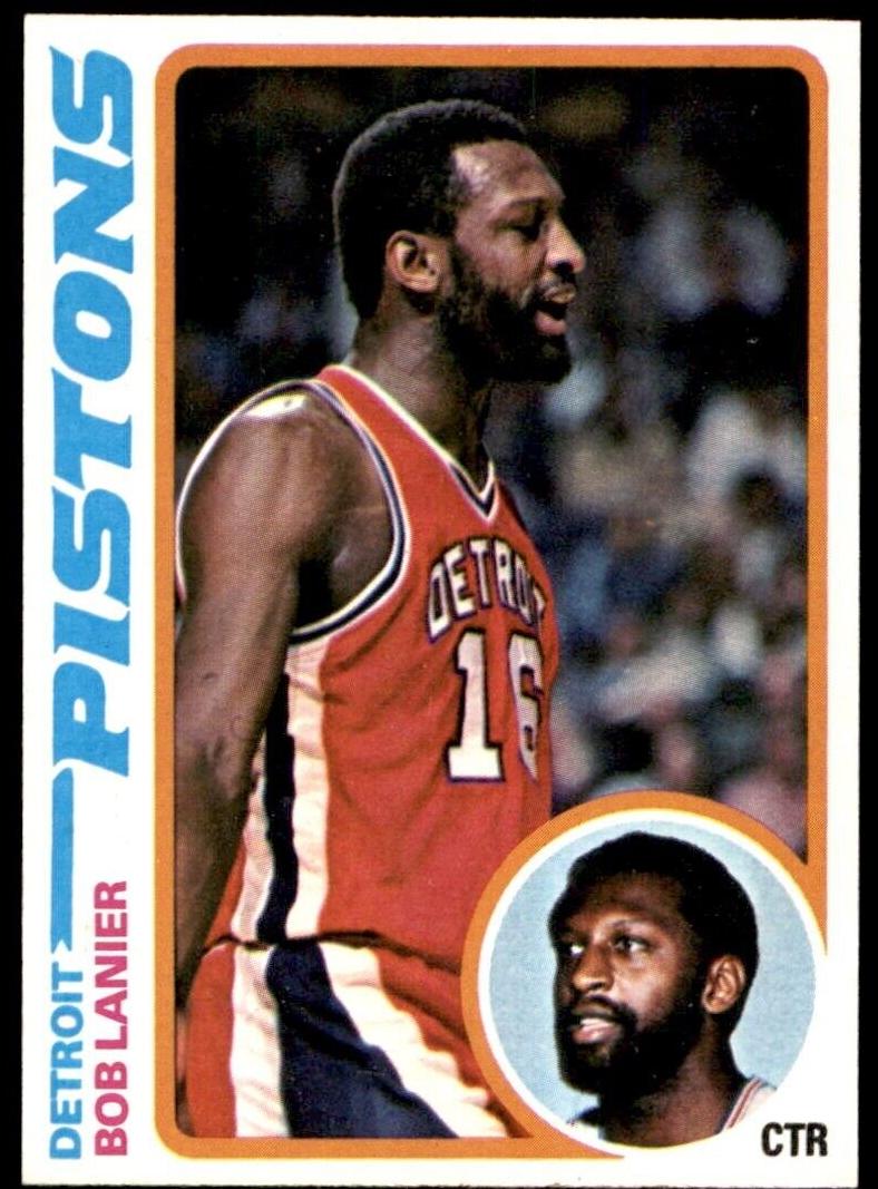 1978 Topps Basketball Bob Lanier #125 PSA 8