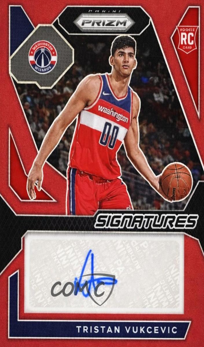 2023 Panini Prizm Basketball Red Tristan Vukcevic #RSI-VUK PSA 9
