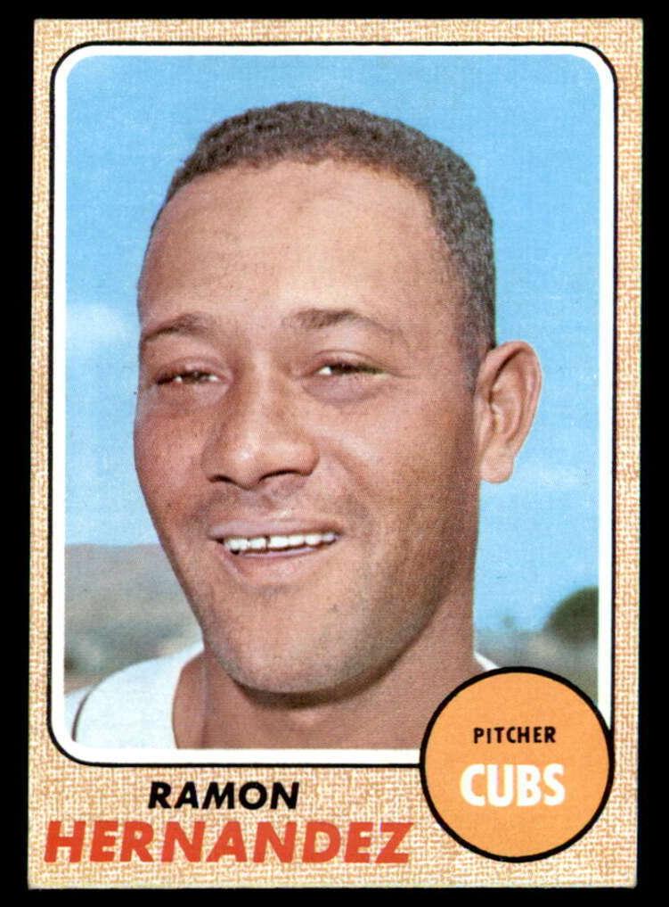1968 Topps Baseball Ramon Hernandez #382 PSA 8