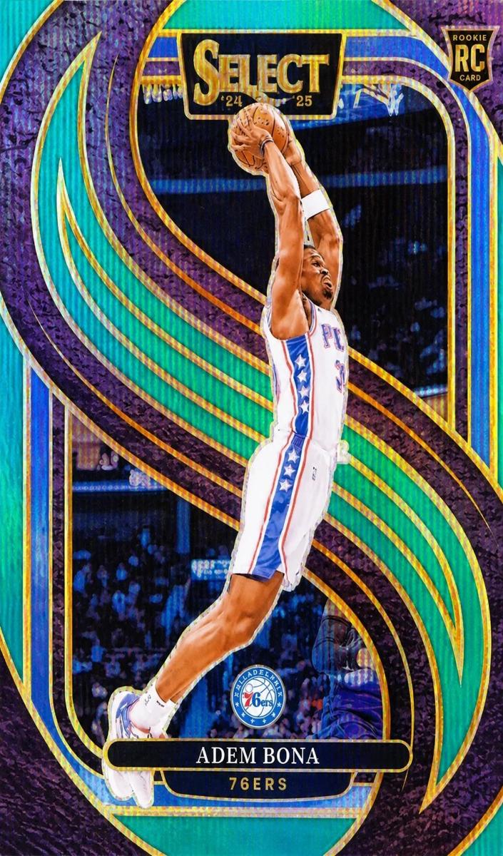 2024 Panini Select Basketball Green Wave Adem Bona #196