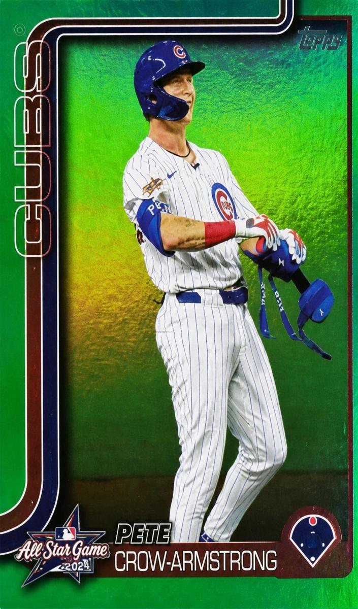 2025 Topps Update Baseball Green Foil Pete Crow-Armstrong #ASG-6 PSA 9