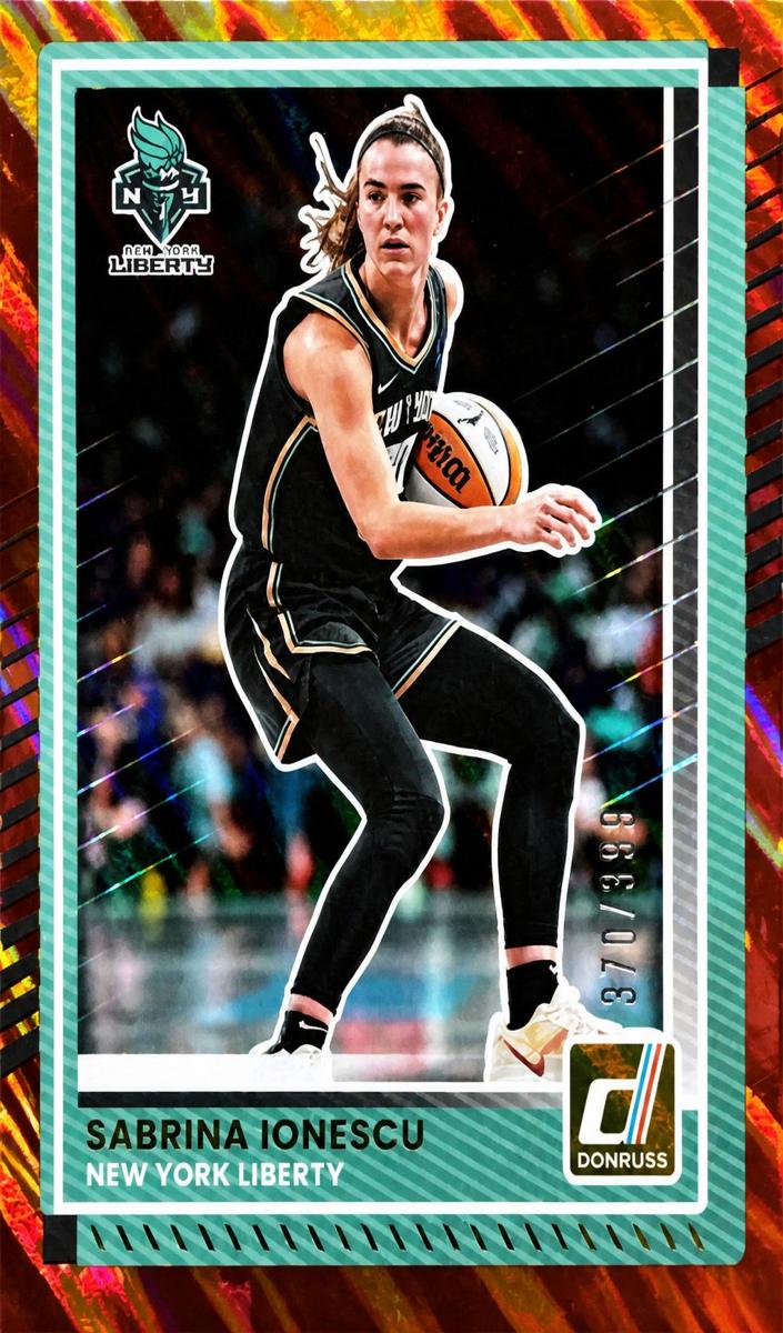 2025 Panini Donruss WNBA Basketball Red Lava Sabrina Ionescu #83