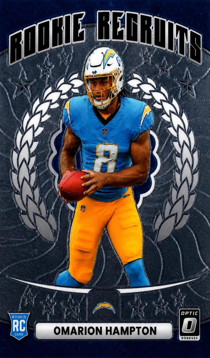2025 Donruss Optic Football Omarion Hampton #12