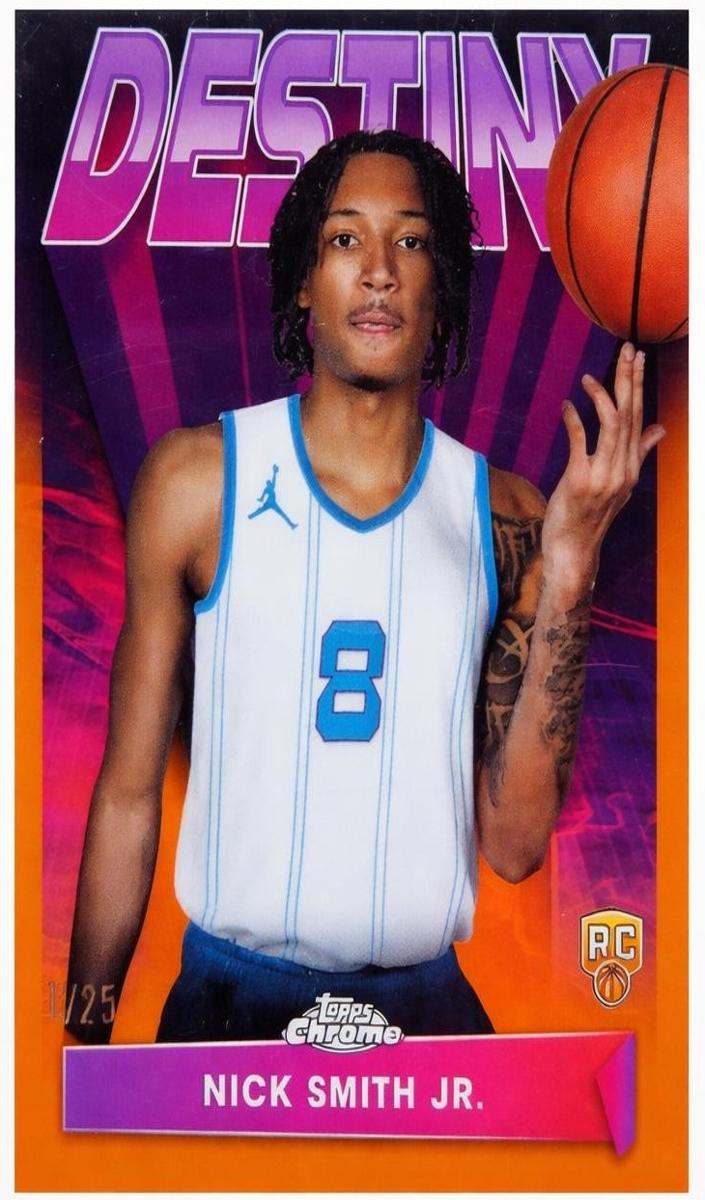 2023 Topps Chrome Basketball Orange Refractor Nick Smith Jr. #D-16