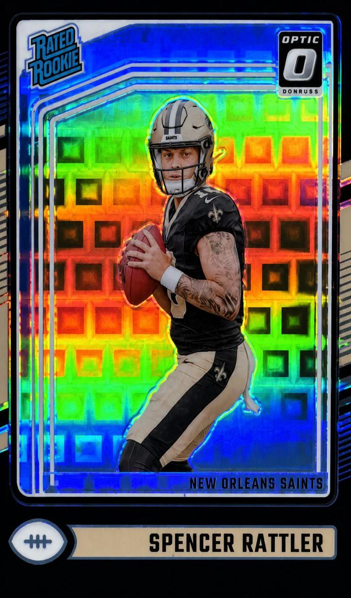 2024 Donruss Optic Football Black Pandora Spencer Rattler #289