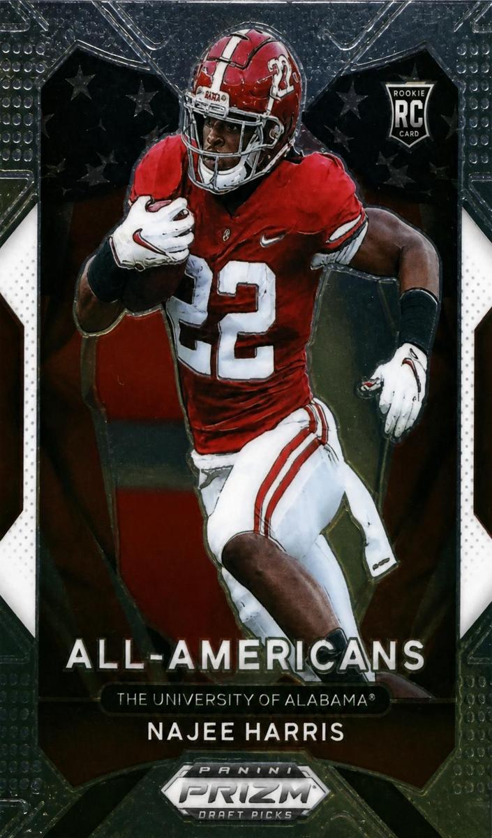 2021 Panini Prizm Draft Picks Football Najee Harris #193 PSA 9