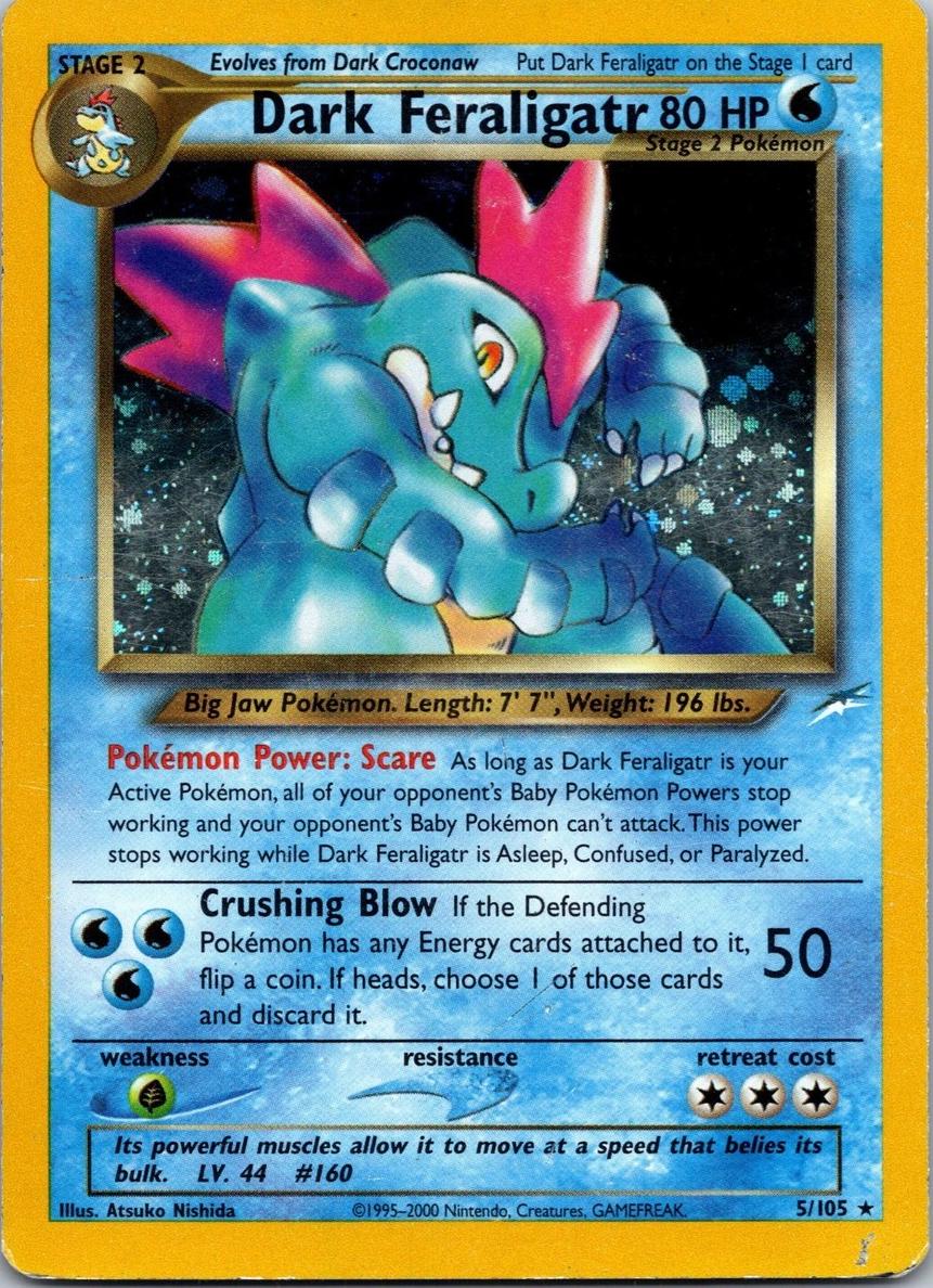 2002 Pokemon Neo Destiny Dark Feraligatr #5 PSA 10
