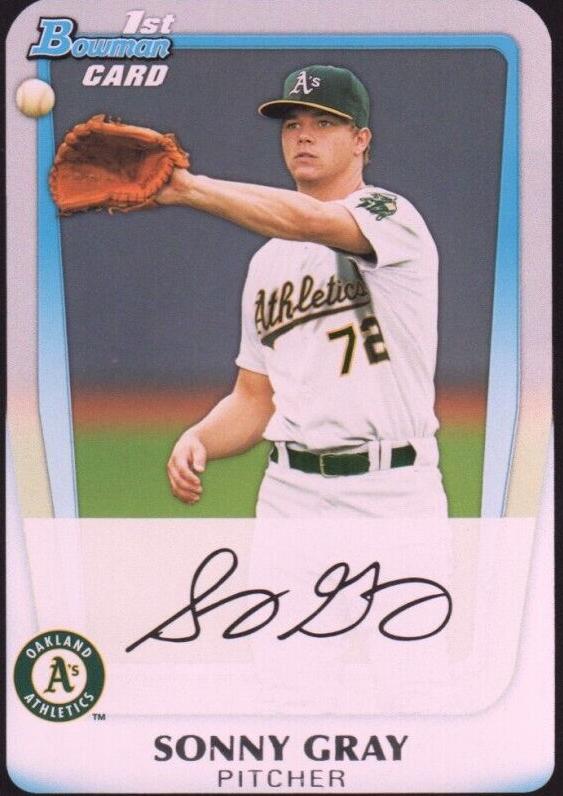 2011 Bowman Draft Picks & Prospects Baseball Sonny Gray #BDPP35 PSA 6