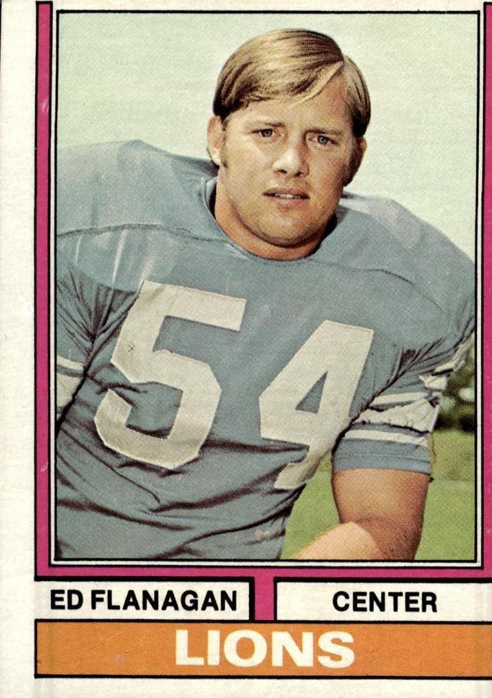 1974 Topps Football Ed Flanagan #111 PSA 10