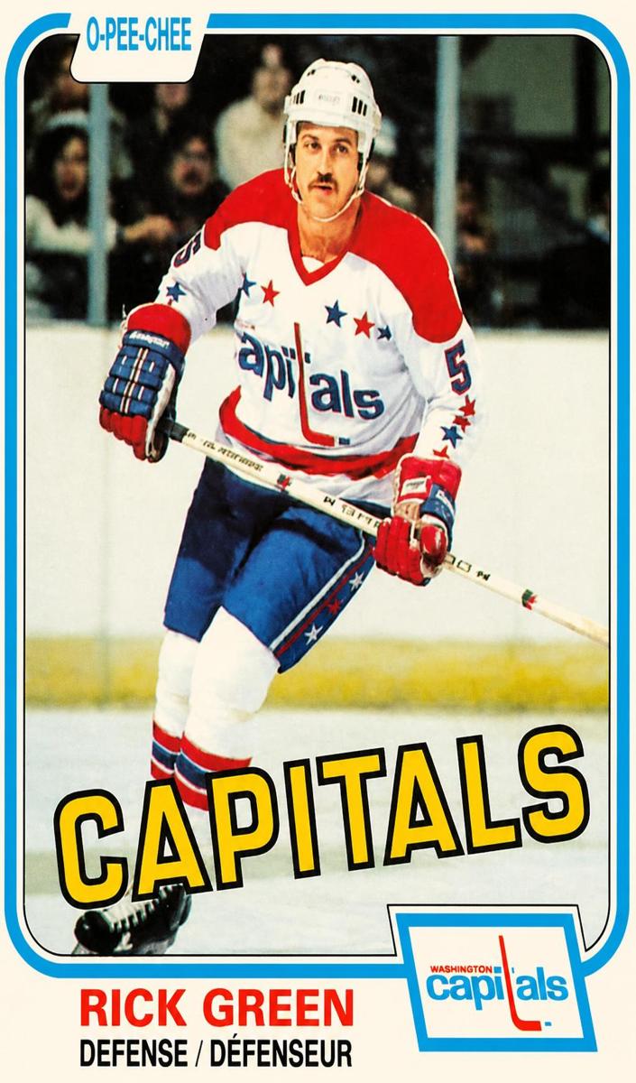 1981 O-Pee-Chee Hockey Rick Green #348