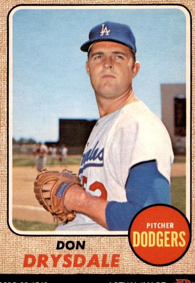 1968 O-Pee-Chee Baseball Don Drysdale #145