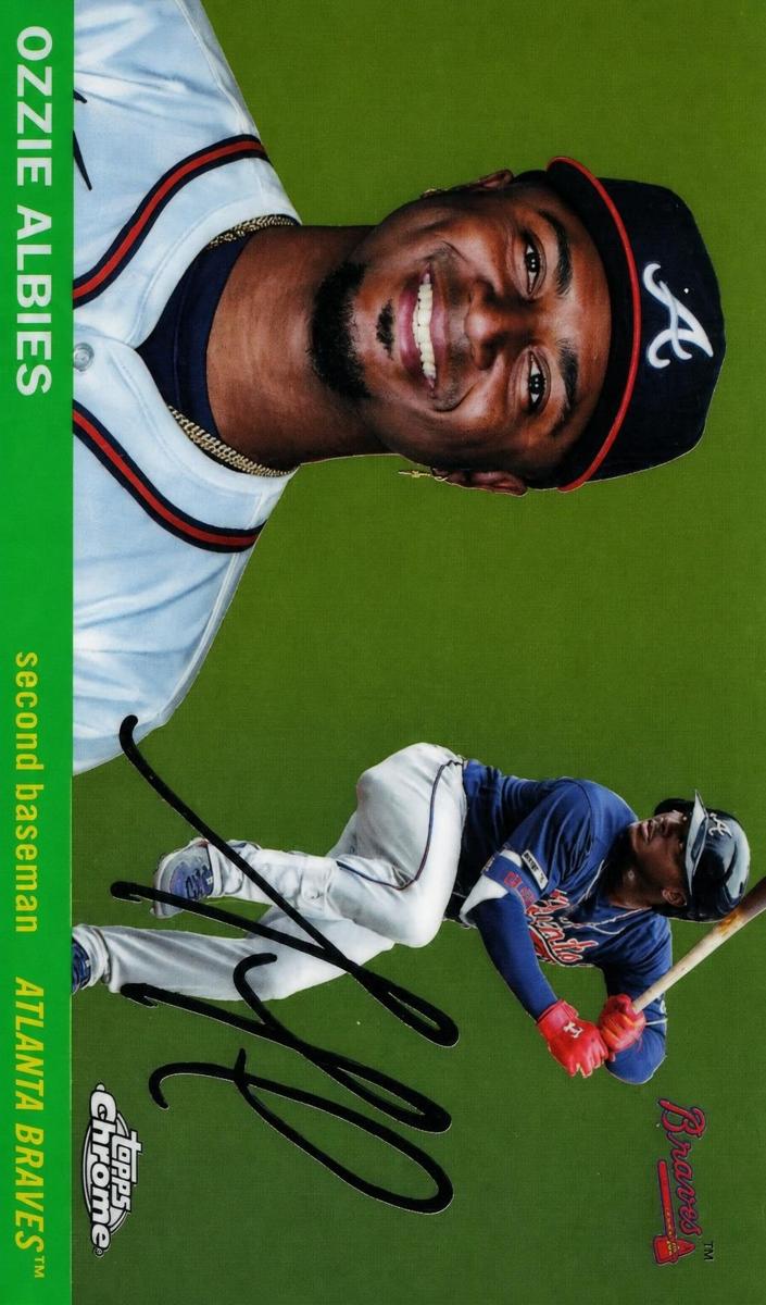 2025 Topps Chrome Platinum Baseball Ozzie Albies #29