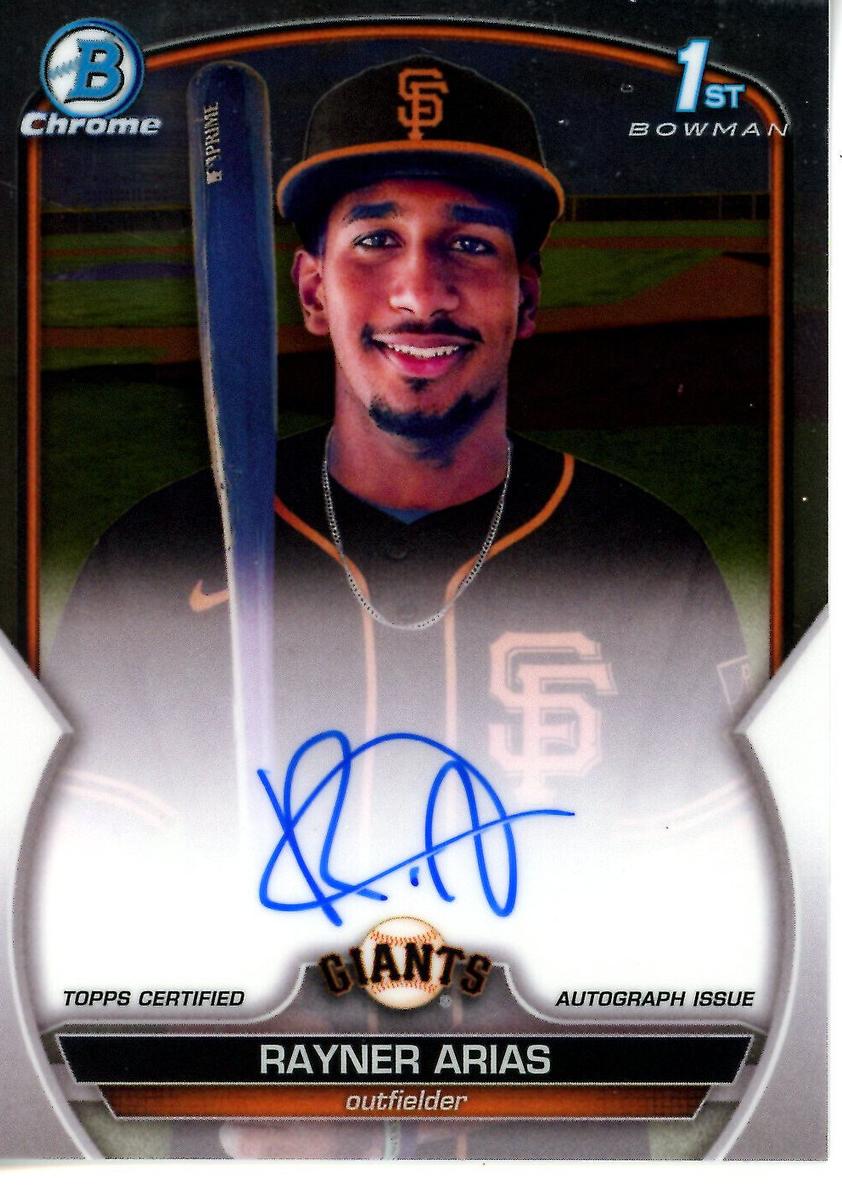 2023 Bowman Chrome Prospects Baseball Rayner Arias #CPA-RA PSA 9