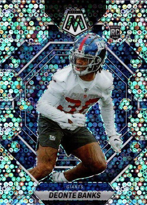 2023 Panini Mosaic Football No Huddle Silver Deonte Banks #309