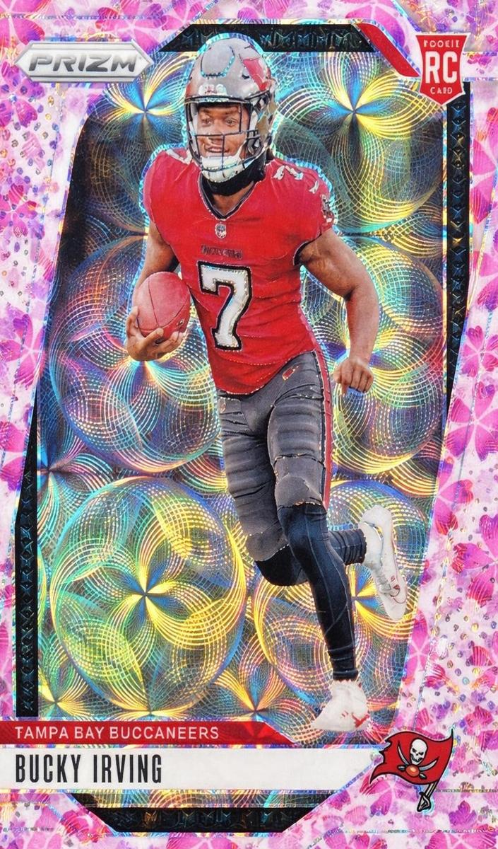 2024 Panini Prizm Football Choice Cherry Blossom Bucky Irving #316 PSA 9