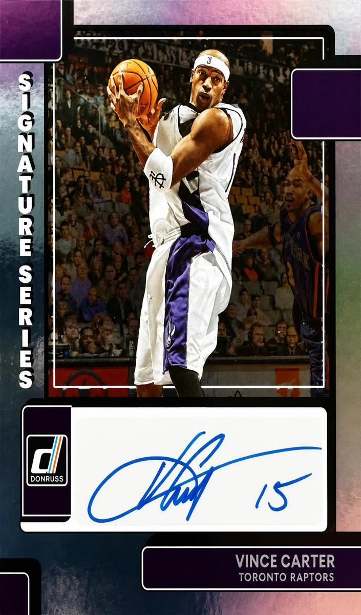 2022 Panini Donruss Basketball Vince Carter #SS-VCR