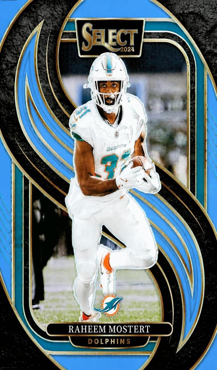 2024 Panini Select Football Light Blue Raheem Mostert #188