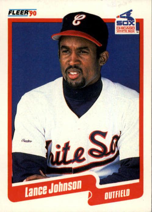 1990 Fleer Baseball Lance Johnson #536