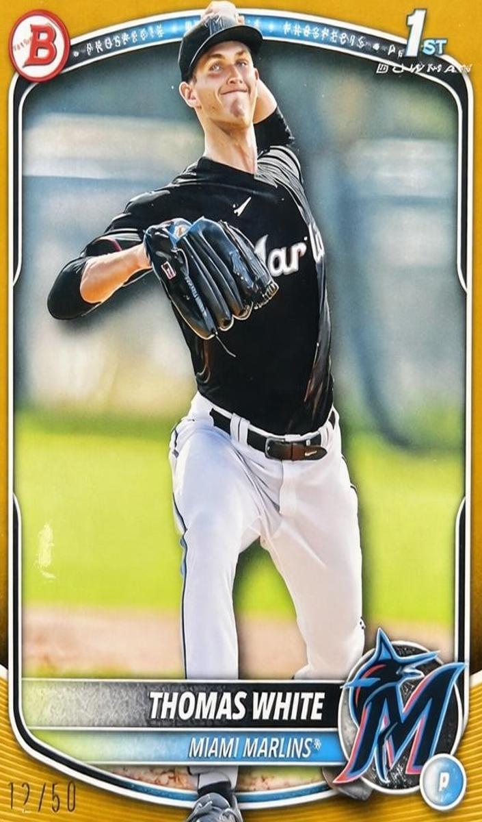 2025 Bowman Baseball Gold Thomas White #BP-69